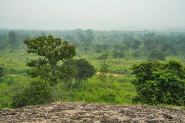 Hurulu Eco Park landscape in Habarana, Sri Lanka, Asia clipart