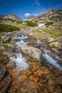 Retezat Dağları'nda bahar manzarası, Romanya, Avrupa