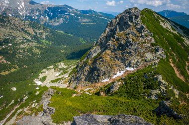 Spring landscape in Retezat Mountains, Romania, Europe clipart