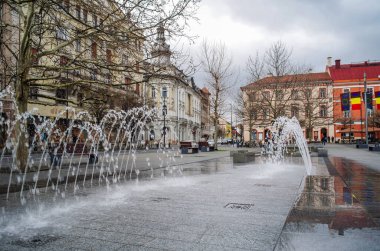  Cluj Napoca, Romanya ve Avrupa 'nın eski merkezinin mimarisi