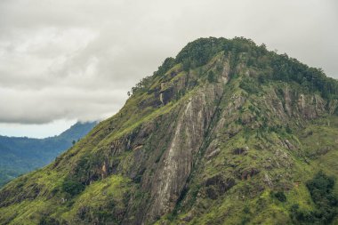 Ella, Sri Lanka, Asya 'daki Little Adams tepesinden panoramik manzara