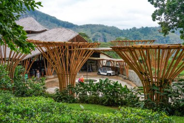 Sri Lanka, Asya 'daki bambu ahşap soyut yapı