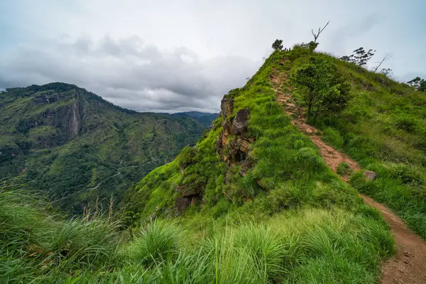 Ella, Sri Lanka, Asya 'daki Little Adams tepesinden panoramik manzara