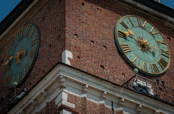 Close Clock Wawel Cathedral Rynek Old City Centre Architecture Old — Foto de Stock