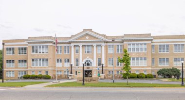 Tifton, Georgia, USA - April 17, 2022: The  Charles A Kent Administrative Building