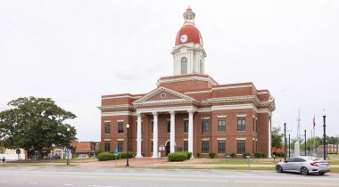 Sylvester, Georgia, USA - April 17, 2022: The Worth County Courthouse