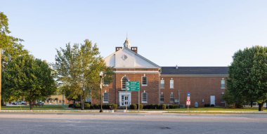 Morgan, Georgia, USA - April 19, 2022: The Calhoun County Courthouse