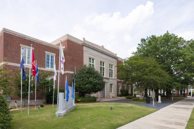 Douglas, Georgia, USA - April 17, 2022: The Coffee County Courthouse