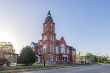 Cuthbert, Georgia, USA - April 19, 2022: The Randolph County Courthouse