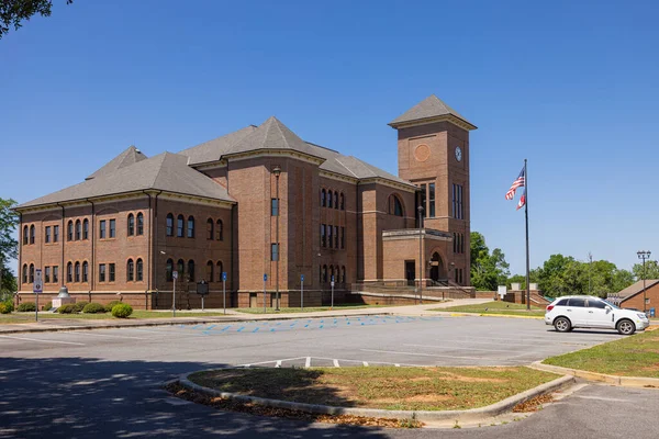 Americus, Georgia, USA - April 19, 2022: The  Sumter County Courthouse