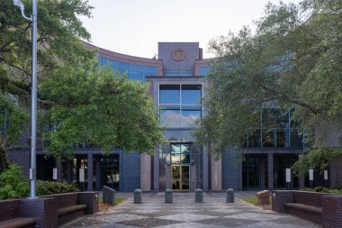 Tallahassee, Florida, USA - April 18, 2022: The Tallahassee City Hall