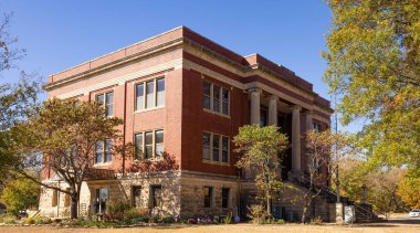 Sedan, Kansas, USA - October 18, 2022: The Chautauqua County Courthouse