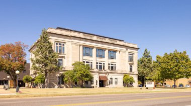 Pauls Valley, Oklahoma, USA - October 19, 2022: The Garvin County Courthouse