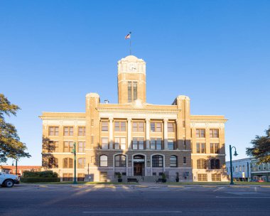 Cleburne, Texas, USA - October 19, 2022: The Johnson County Courthouse