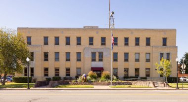 Ardmore, Oklahoma, USA - October 19, 2022: The Ardmore Municipal Building