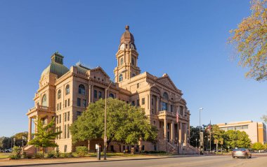 Fort Worth, Texas, USA - October 19, 2022: The Terrant County Courthouse