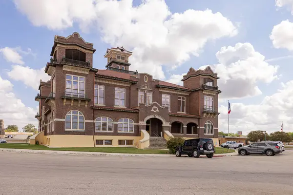 Jourdanton, Texas, USA - October 14, 2022: The Atascosa County Courthouse