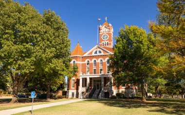 Anthony, Kansas, USA - October 17, 2022 The Harper County Courthouse