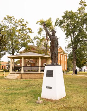 Tahlequah, Oklahoma, USA - October 16, 2022: The old Cherokee County Courthouse