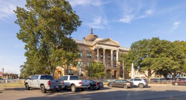 Georgetown, Texas, USA - October 14, 2022: The Williamson County Courthouse