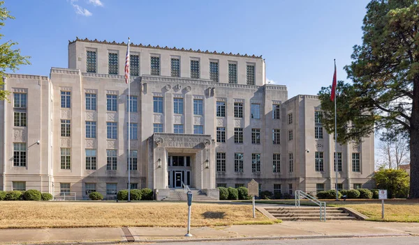 Fort Smith, Arkansas, USA - October 15, 2022: The Sebastian County Courthouse and City Hall