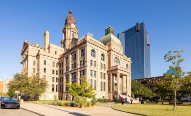 Fort Worth, Texas, USA - October 19, 2022: The Terrant County Courthouse