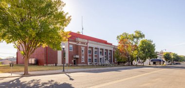 Wewoka, Oklahoma, USA - October 15, 2022: The Seminole County Courthouse