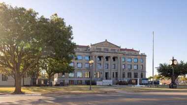Newkirk, Oklahoma, USA - October 18, 2022: The Kay County Courthouse