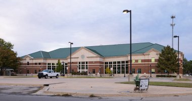 Pryor, Oklahoma, USA - October 16, 2022: The Mayes County Courthouse