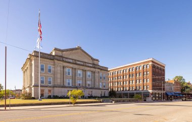 Sapulpa, Oklahoma, USA - October 18, 2022: The Creek County Courthouse