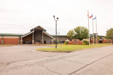 Tahlequah, Oklahoma, USA - October 16, 2022: The Cherokee Nation Keeler Main  Complex
