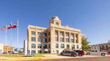 Gainesville, Texas, USA - October 19, 2022: The Cooke County Courthouse