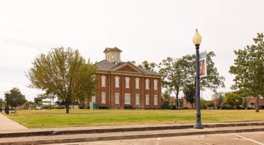 Tahlequah, Oklahoma, USA - October 16, 2022: The old Cherokee County Courthouse