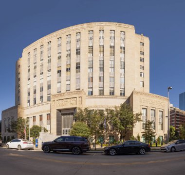 Oklahoma City, Oklahoma, USA - October 19, 2022: The Oklahoma County Courthouse