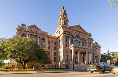 Fort Worth, Texas, USA - October 19, 2022: The Terrant County Courthouse
