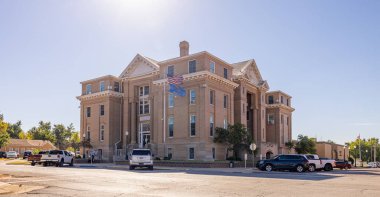 Guthrie, Oklahoma, USA - October 17, 2022: The Logan County Courthouse