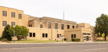 Wagoner, Oklahoma, USA - October 16, 2022: The Wagoner County Courthouse