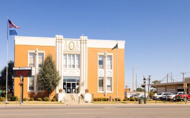 Vinita, Oklahoma, USA - October 18, 2022: The Vinita City Hall