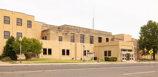 Wagoner, Oklahoma, USA - October 16, 2022: The Wagoner County Courthouse