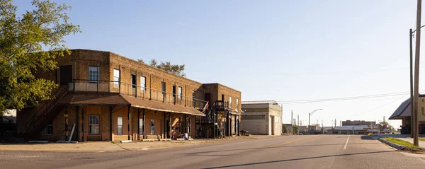 Seminole, Oklahoma, USA - October 15, 2022: The old business district Broadway Avenue