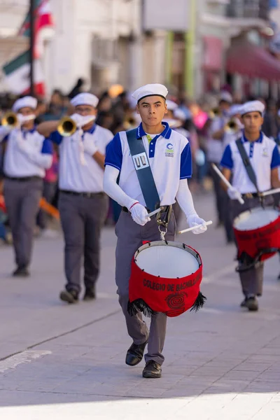 Matamoros Tamaulipas México Noviembre 2022 Desfile Del Noviembre Miembros Banda — Foto de Stock