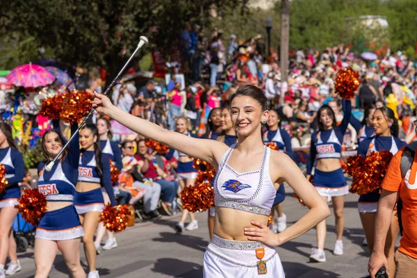 San Antonio Texas Usa Április 2022 Battle Flowers Parade University — Stock Fotó