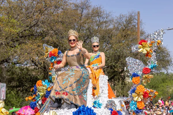 Сан Антоніо Штат Техас Сша Квітня 2022 Battle Flowers Parade — стокове фото