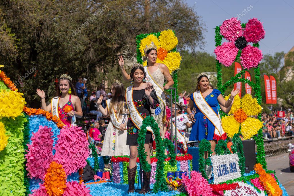 San Antonio, Texas, Estados Unidos 8 de abril de 2022 El desfile de