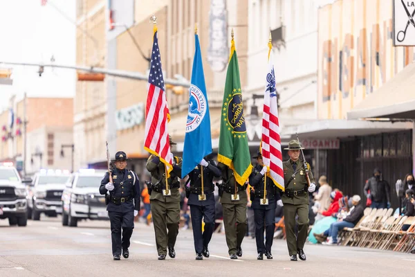 Brownsville Teksas Usa Lutego 2022 Charro Days Grand International Parade — Zdjęcie stockowe