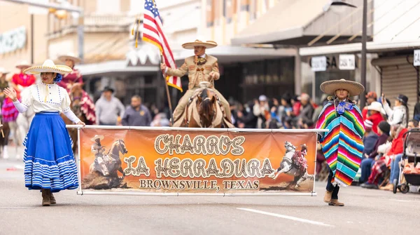 Brownsville Texas Estados Unidos Febrero 2022 Charro Days Grand International — Foto de Stock