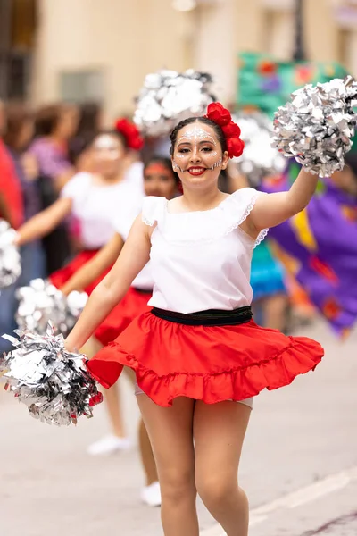 Matamoros Tamaulipas México Novembro 2022 Dia Los Muertos Parade Ricardo — Fotografia de Stock