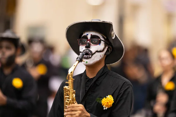 Matamoros Tamaulipas Meksyk Listopada 2022 Dia Los Muertos Parade Ricardo — Zdjęcie stockowe