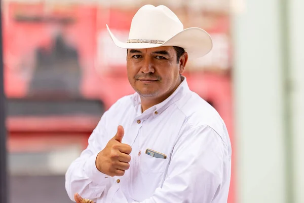 Matamoros Tamaulipas México Setembro 2022 Desfile Setembro Membros Cuadra Cabalgantes — Fotografia de Stock