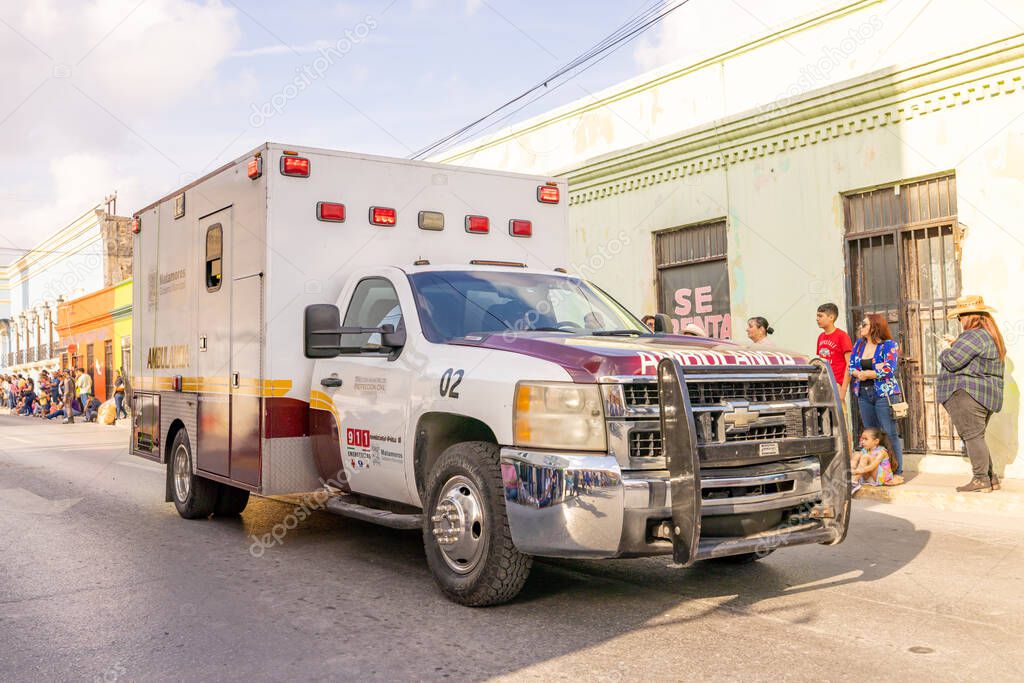 Matamoros, Tamaulipas, México 25 de febrero de 2023 Desfile de